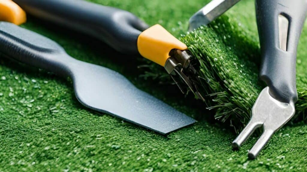 Installation and maintenance tools for artificial turf
