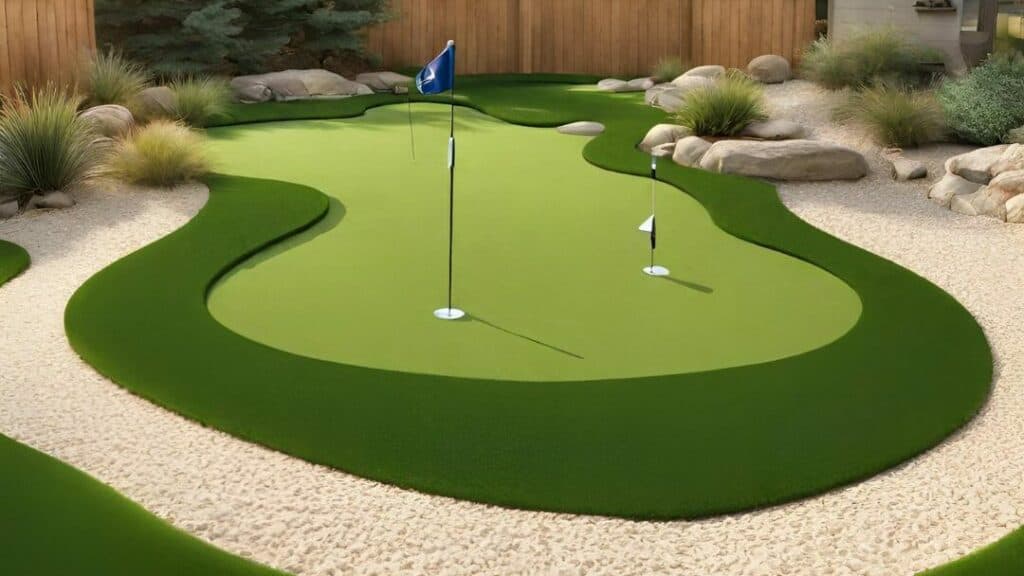 Putting Green Design with Artificial Turf