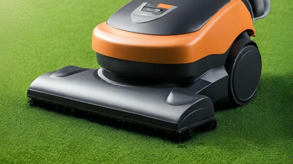 Vacuum on artificial turf