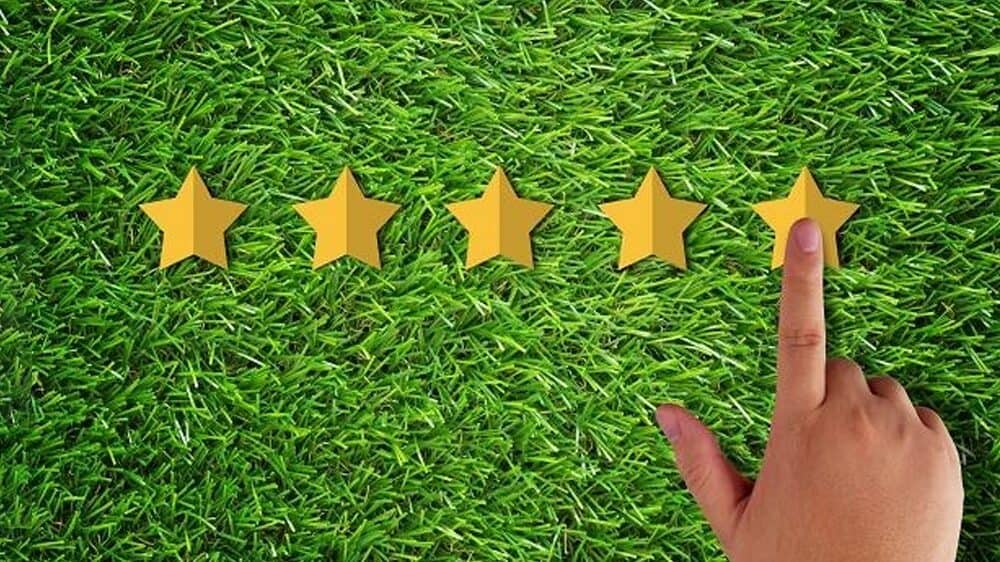 5 Star Rating artificial turf